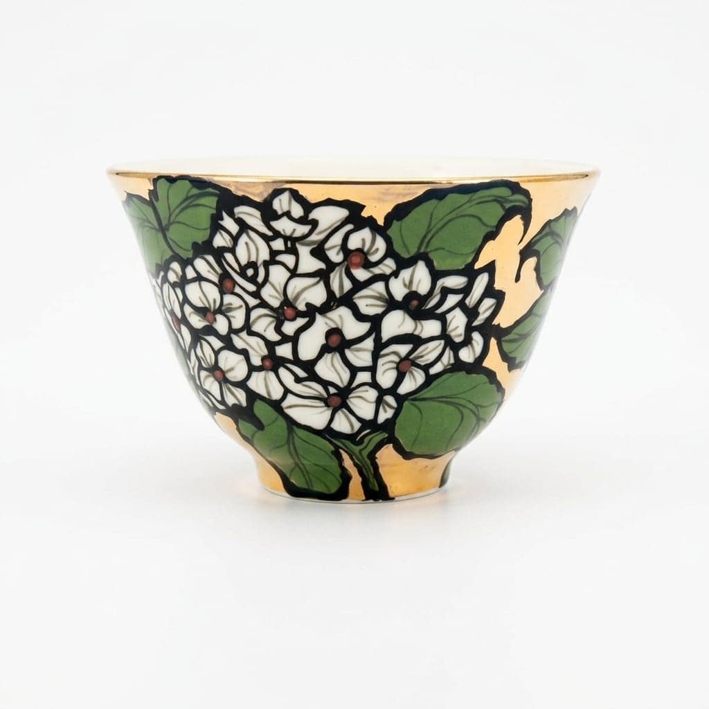 Hydrangeas Small Lustre Bowl