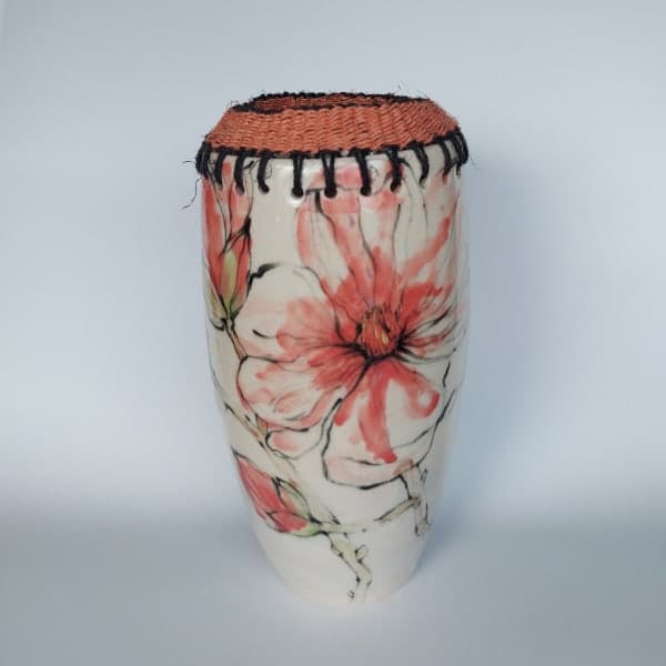 ClayWeave Red Flower